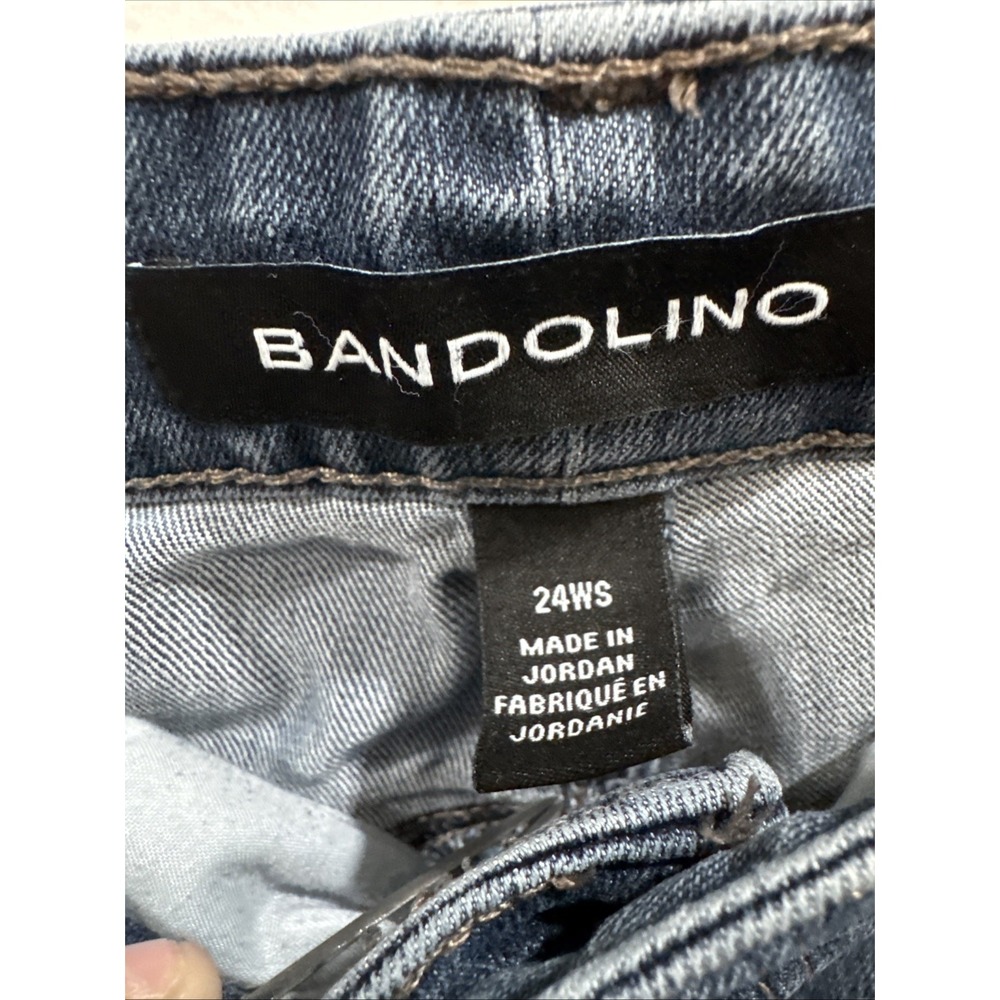Bandolino Mandie Women's Blue Stretch Jeans Plus Size 24WS - Picture 6 of 16